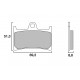 Vorne Bremsbeläge Brembo SR Sinter Racing/Strasse YAMAHA 07YA23SR