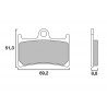 Front brake pads Brembo SR Sinter Racing/Road YAMAHA