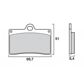 Brembo Front brake pads RC Extreme Racing