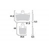 Front brake pads BREMBO RC Extreme Racing R1, MT-01, V-Max