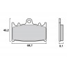 Front brake pads BREMBO RC Extreme Racing HUSABERG, KAWASAKI, SUZUKI