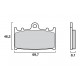 Front brake pads Brembo SR Sinter Racing/Road HUSABERG, KAWASAKI, SUZUKI