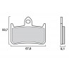 Front brake pads Brembo SR Sinter Racing/Road HONDA