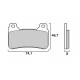 Plaquettes de frein avant Brembo Z04 Type B Vitesse Honda