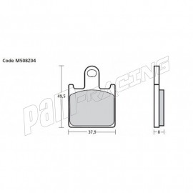 Brembo brake pads Z04 Type E Speed KAWASAKI