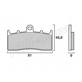 Front brake pads Brembo SC Sinter Racing/Road BMW