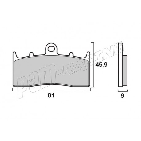 Bremsbeläge vorne Brembo SC Sinter Racing/BMW Road