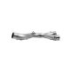 Akrapovic intermediate adapter connecting pipe (titanium) without ECE for Track Day silencers R1 2015-2022