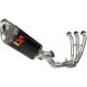 Akrapovic Auspuff Kompletteanlage Racing (Edelstahl-Carbon) für Tracer 900/GT 2021-2022