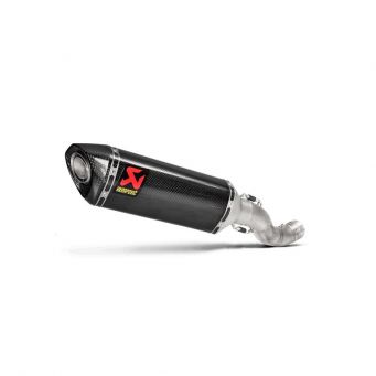 Silencieux adaptable SLIP-ON mono silencieux carbone Akrapovic RSV4 RF/RR 2017-2020, TUONO V4 1100 2017-2020