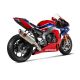 Silencieux titane Track Day adaptable SLIP-ON mono silencieux Akrapovic pour CBR1000RR 2020-2023