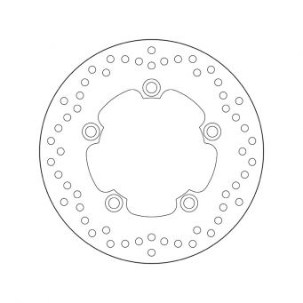 BREMBO rear brake disc Serie Oro 220 mm R1 2004-2022, R6 2003-2022