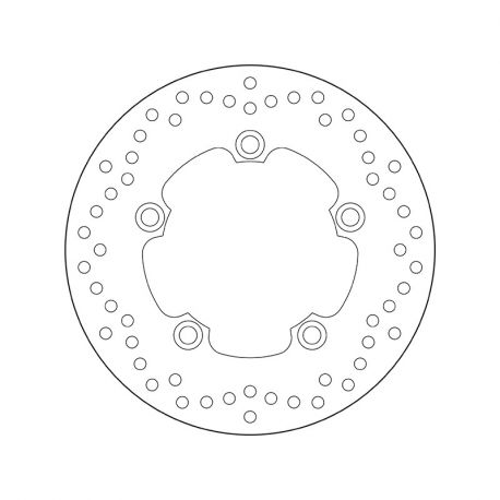 Disque de frein arrière fixe Serie Oro 220 mm R1 2004-2022, R6 2003-2022 BREMBO