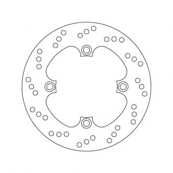 BREMBO rear brake disc Serie Oro 220 mm HONDA / TRIUMPH