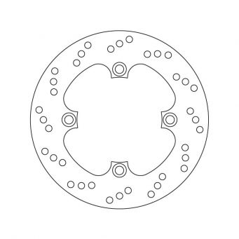 Brembo Serie Oro 220 mm Bremsscheibe (Hinterrad) Honda | Triumph 