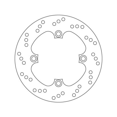 BREMBO rear brake disc Serie Oro 220 mm HONDA / TRIUMPH