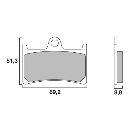 Brembo front brake pads quality of origin YAMAHA