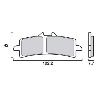 Brembo front brake pads quality of origin  Aprilia | BMW | Ducati | Kawasaki | ...
