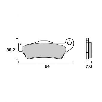 BREMBO front/rear brake pads Sinter Origin Road Aprilia, BMW, Ducati, Huqvarna, KTM, Moto Guzzi, Yamaha