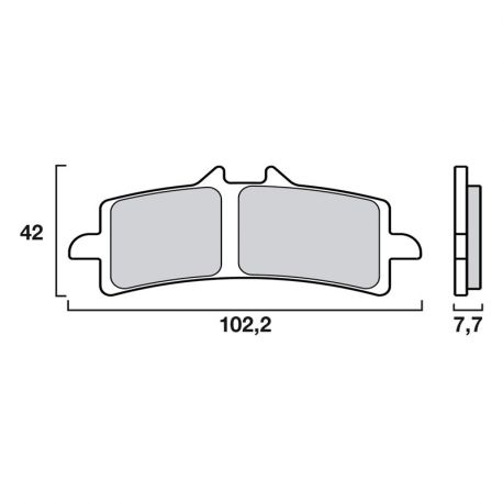 Brembo front brake pads SA Sinter Road