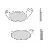 Front brake pads Brembo SR Sinter Racing/Road MT-03, R3, X-Max 125/300, YZF-R25