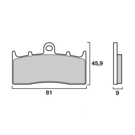 Front brake pads Brembo SR Sinter Racing/Road BMW