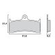 Front brake pads SR Sinter Racing/Road BREMBO BUELL, CB1300 SF, ZX-7RR, ZX9R, MV AGUSTA