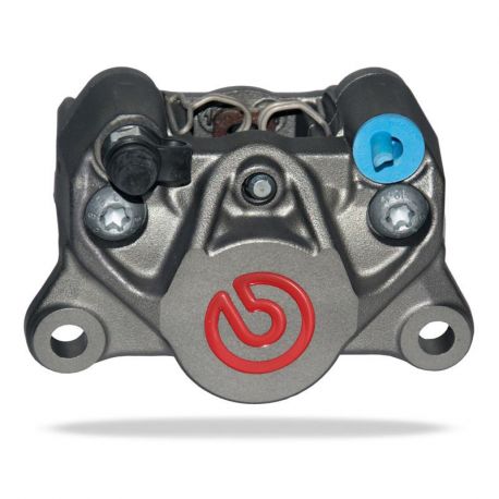 Bremssattel hinten BREMBO P2/34C Titanfarbe Achsabstand 84 mm
