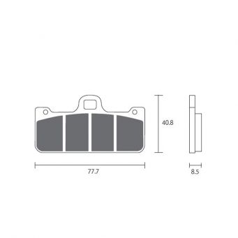 Brake pads Brembo Z04 Type N Vitesse