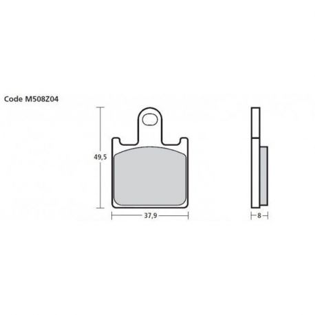 Brembo brake pads Z04 Type E Speed KAWASAKI