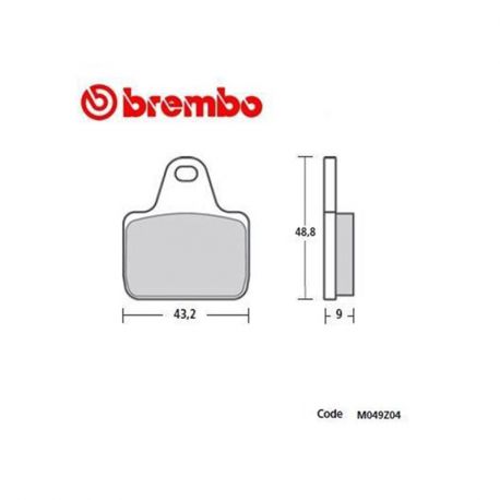 Brembo brake pads Z04 for caliper XA88811