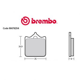 Brembo Z03 brake pads Type A Endurance 