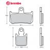 Brembo Z03 Typ G Endurance Racing-Bremsbeläge (vorne) für 6 Kolben Bremssättel R1 | MT-01 | V-Max