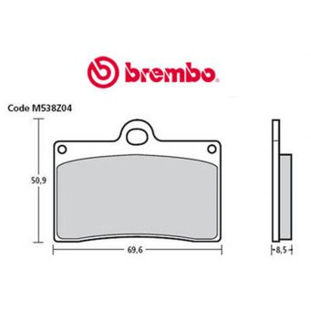 Brembo Z03 brake pads Type D Endurance