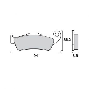 Brembo brake pads rear origin BMW