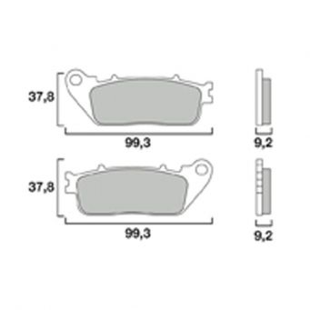 Brembo brake pads rear CB1000R 2008-2017, VFR800F, VFR800 CROSSRUNNER