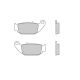 Brembo brake pads rear HONDA, SUZUKI