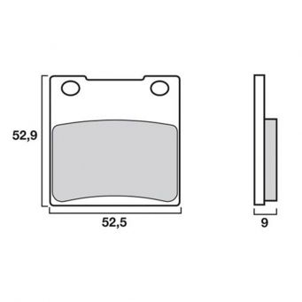 Brembo brake pads rear origin KAWASAKI, SUZUKI