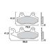 Brembo brake pads front/rear street BREMBO 07SU12SD