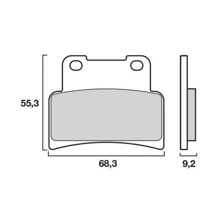 Brembo front brake pads quality of origin APRILIA, YAMAHA