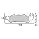 Bremsbeläge vorne Brembo Ursprungsqualität CBR1000F 1993-2000