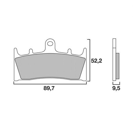 Brembo front brake pads quality of origin KAWASAKI, SUZUKI