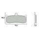 Front brake pads Brembo SC Sinter Racing/Road 675 Daytona 2009-2016
