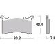 Plaquettes de frein avant BREMBO SA Sinter Route  S1000RR, M1000RR, CBR1000RR-R 2020-2024