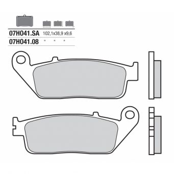Brembo Bremsbeläge vorne SA Sinter strasse Honda | Triumph