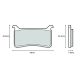 BREMBO front brake pads SA sinter Road CBR1000 RR/RA Fireblade 2017-2021