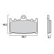 BREMBO front brake pads SA sinter Road HUSABERG, KAWASAKI, SUZUKI