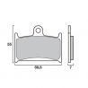 Brembo Prime Line SA Sinter Strassen Bremsbeläge (vorne) GSF1200 Bandit 1997-2000 | RF900R/ RR/ RS/ RS2/ T/ V 1994-1997