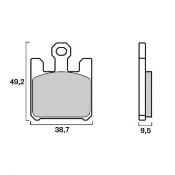 BREMBO front brake pads SA Sinter Route KAWASAKI, SUZUKI