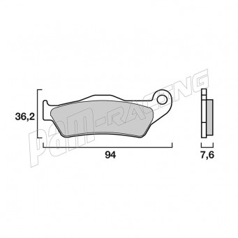 BREMBO front/rear brake pads Sinter Origin Road Aprilia, BMW, Ducati, Huqvarna, KTM, Moto Guzzi, Yamaha